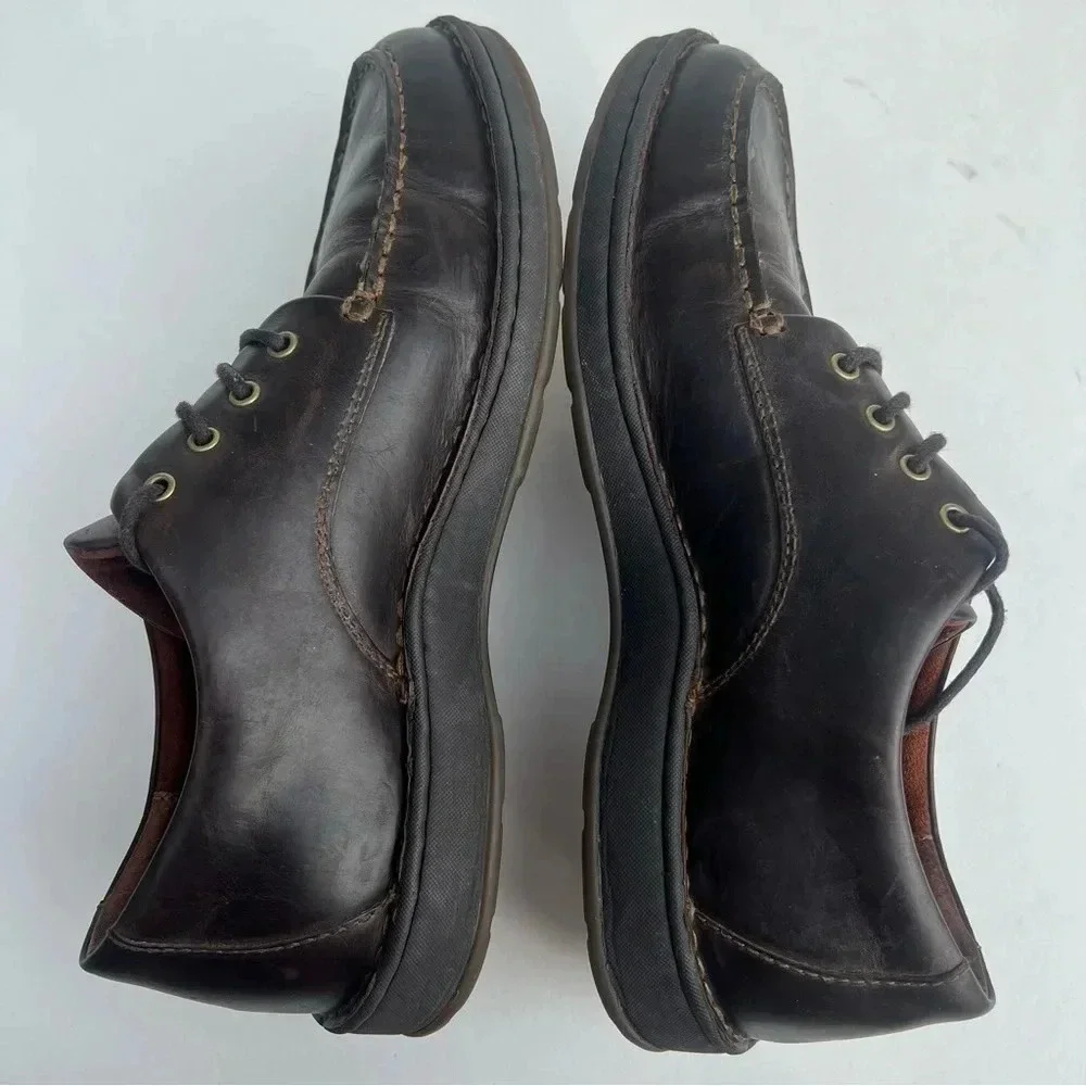 COPY - Born Brown Leather Lace Up Comfort Oxford Shoes Size 11